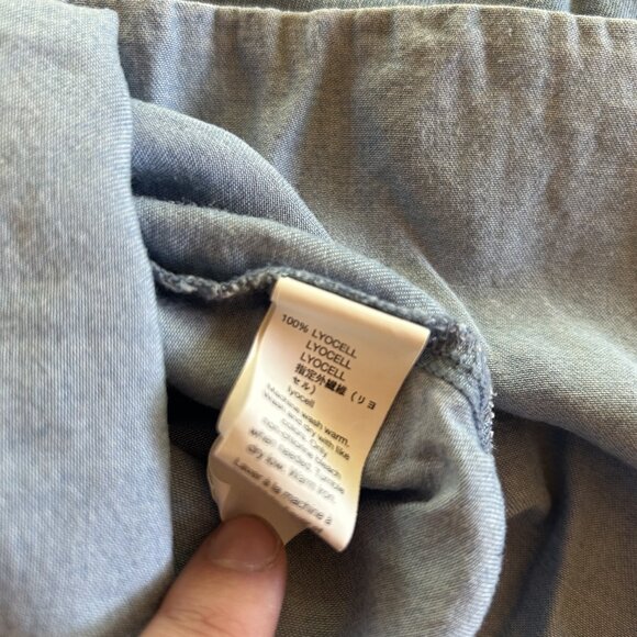 GAP Blue Button Down Shirt for Women - Picture 6 of 6